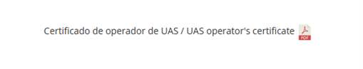 certificado operador DRONES UAS AESA certificado operador DRONES UAS AESA