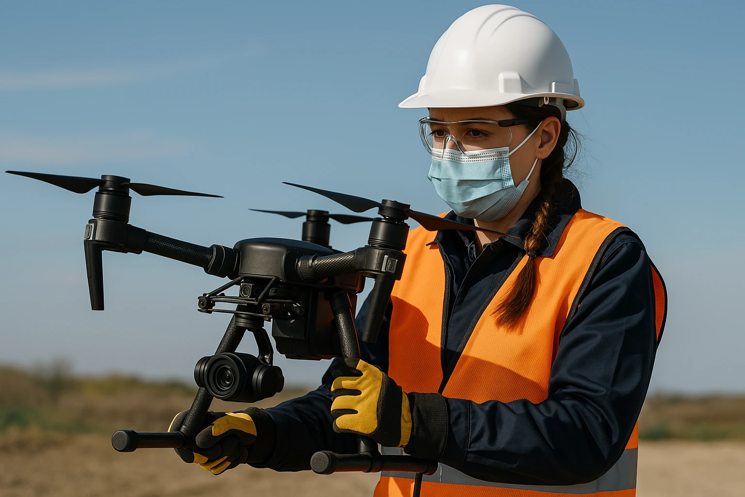 prevención de riesgos laborales pilotos de drones