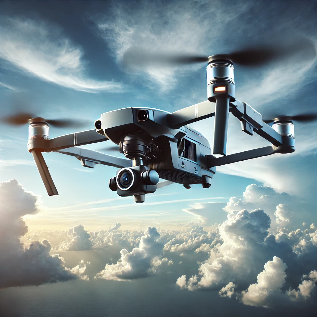 Dron multirrotor ilustrado en el contexto de la normativa europea de UAS
