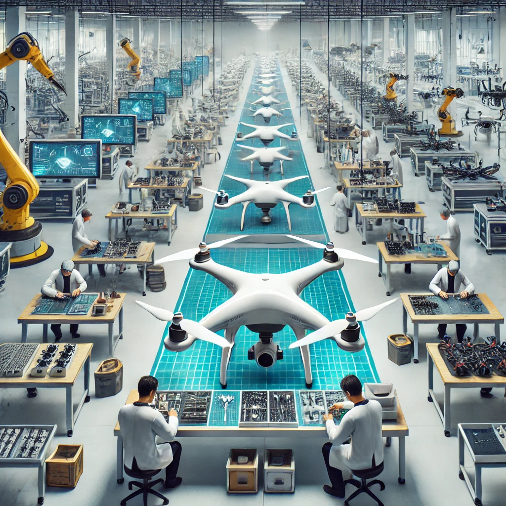 Proceso de fabricación y ensamblaje técnico de drones industriales bajo estándares de calidad europea